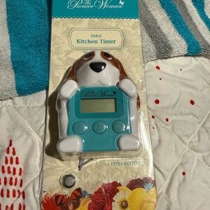 The Pioneer Woman Magnetic Kitchen Timer with LCD Display